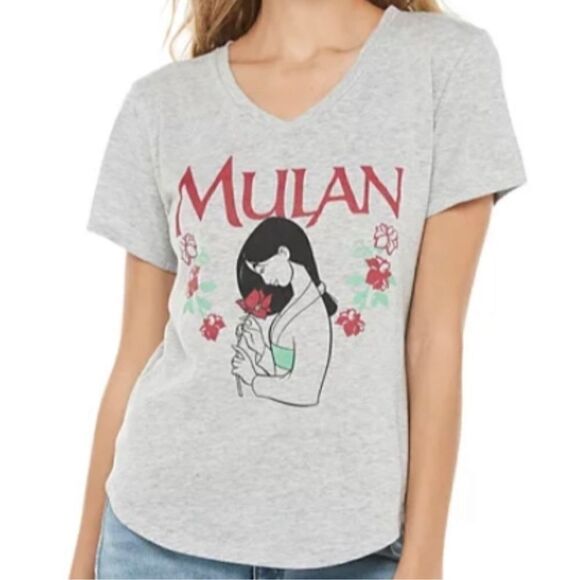 DISNEY’S MULAN Junior XLARGE Shirttail Hem Tee - Picture 5 of 6